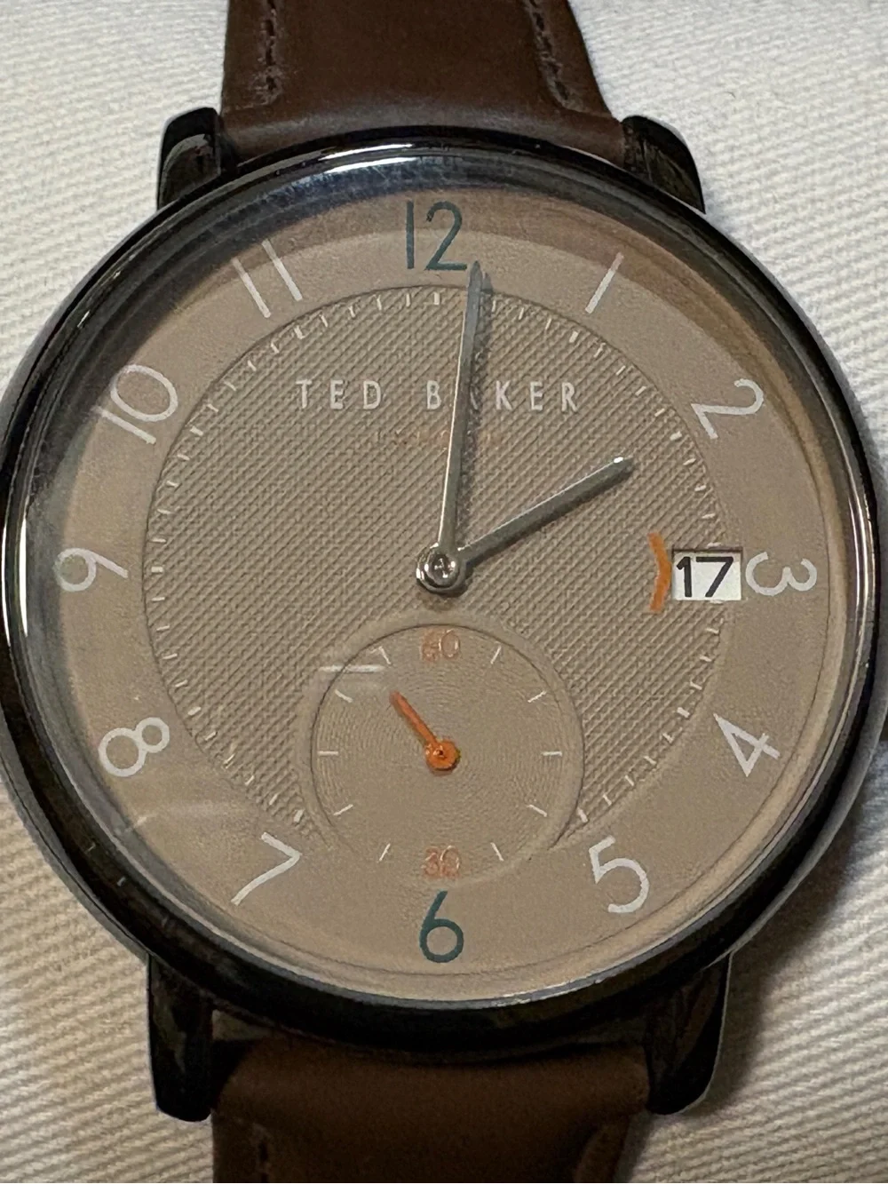 Ted Baker Brown Dial Brown Leather Strap Men's Watch